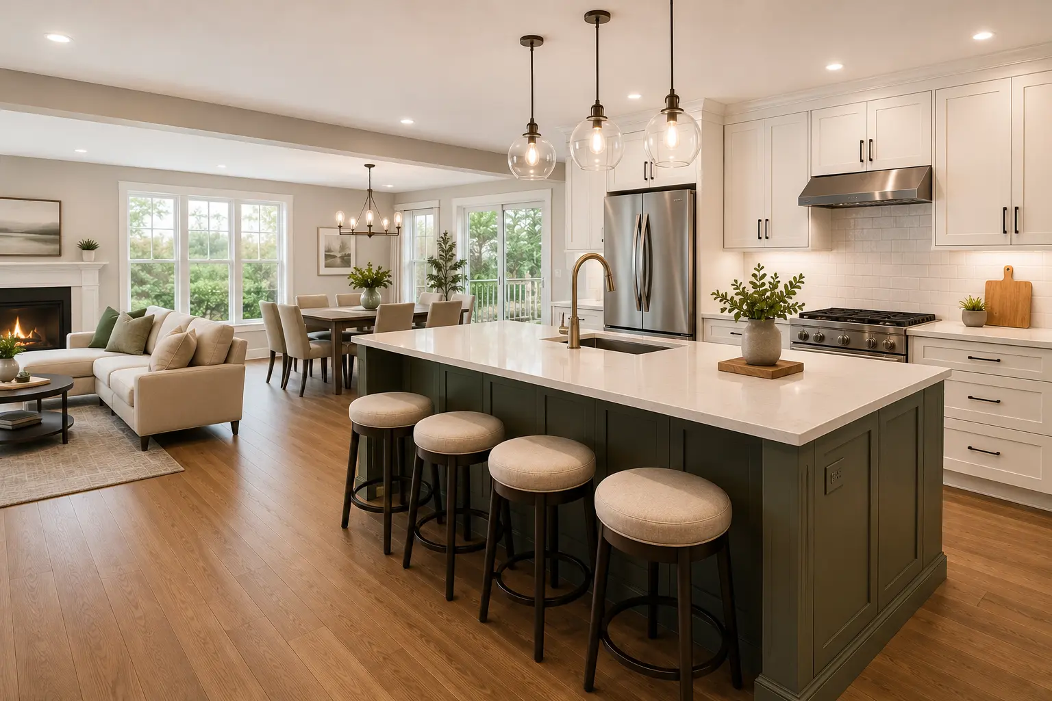 Modern Raised Ranch Kitchen Remodel