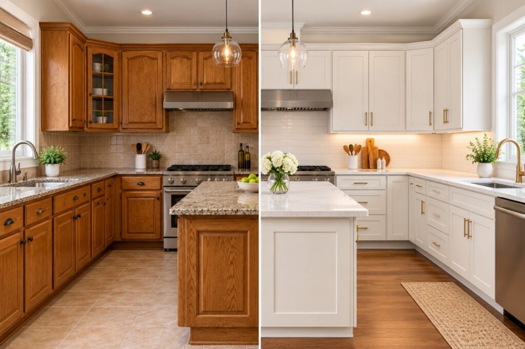 Kitchen Cabinet Replacement vs. Refacing