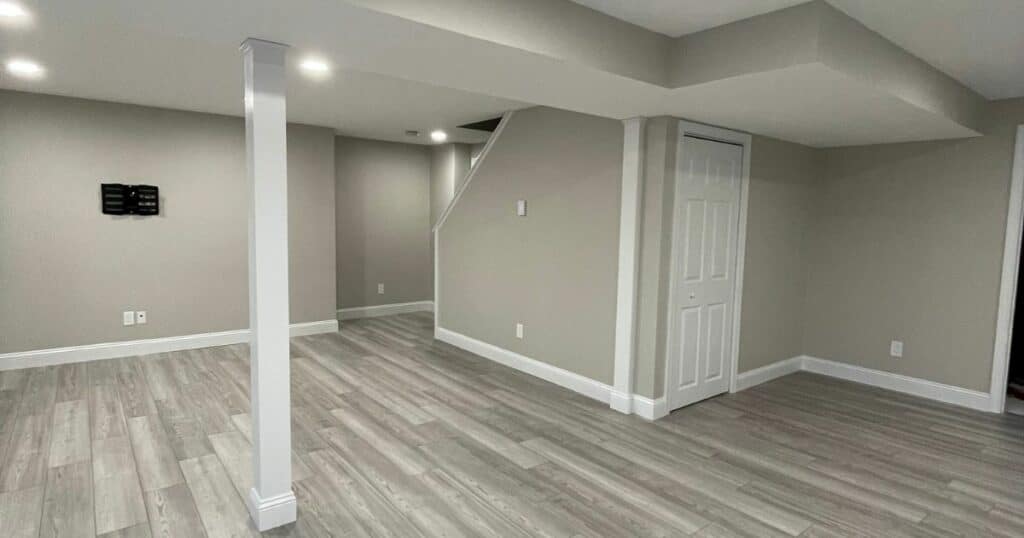 lower ceilings in basement