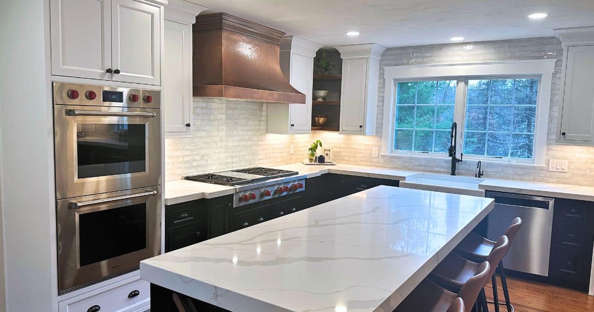 Massachusetts raised ranch kitchen renovation