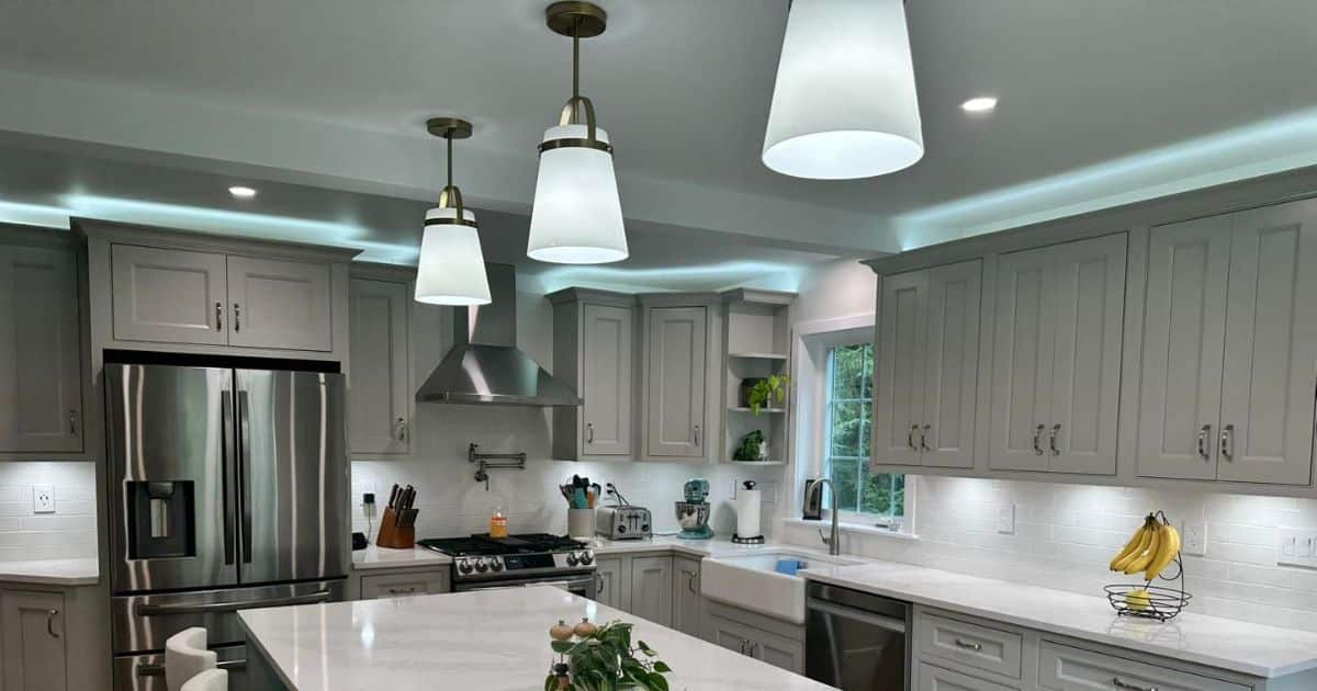 modern kitchen island lights