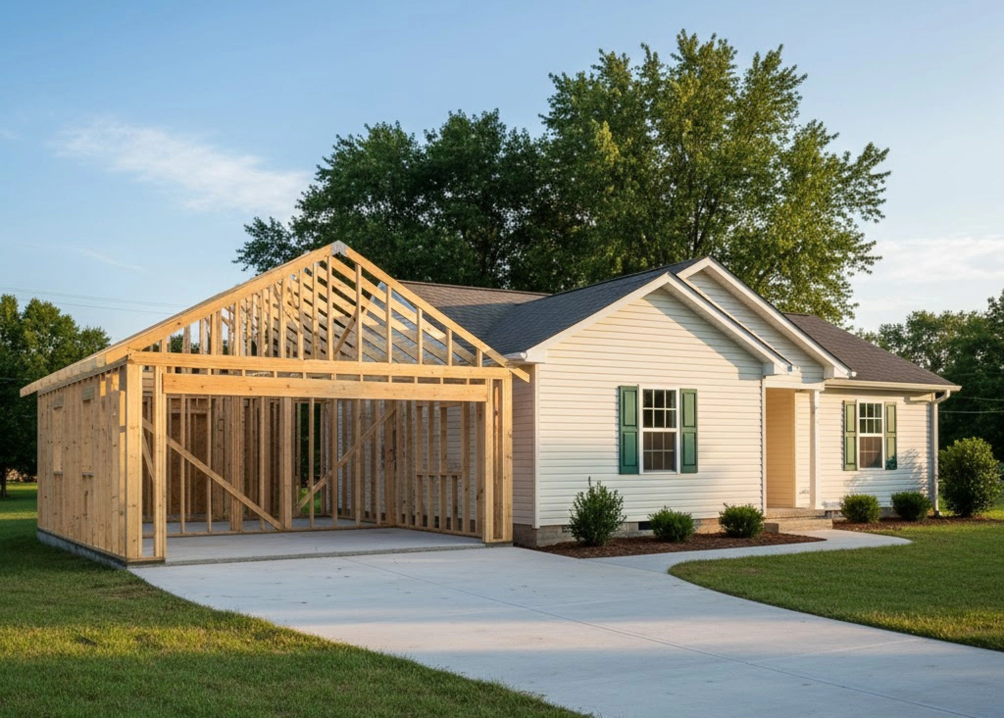 Garage Addition in Massachusetts