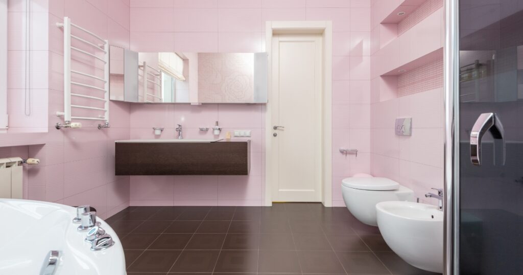 complimentary color for bathroom renovation