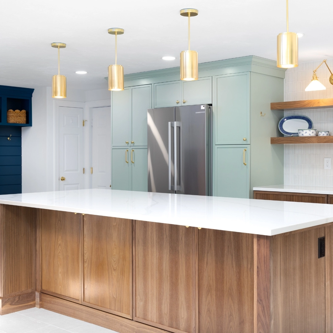 Colorful Contemporary Kitchen Remodel by Bonsai Builders project photo