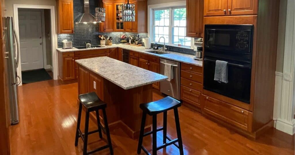 modern wood kitchen floors