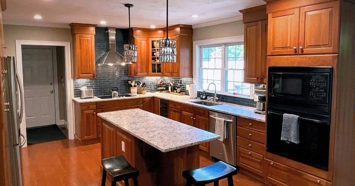 ranch home kitchen remodel, Massachusetts home remodeling