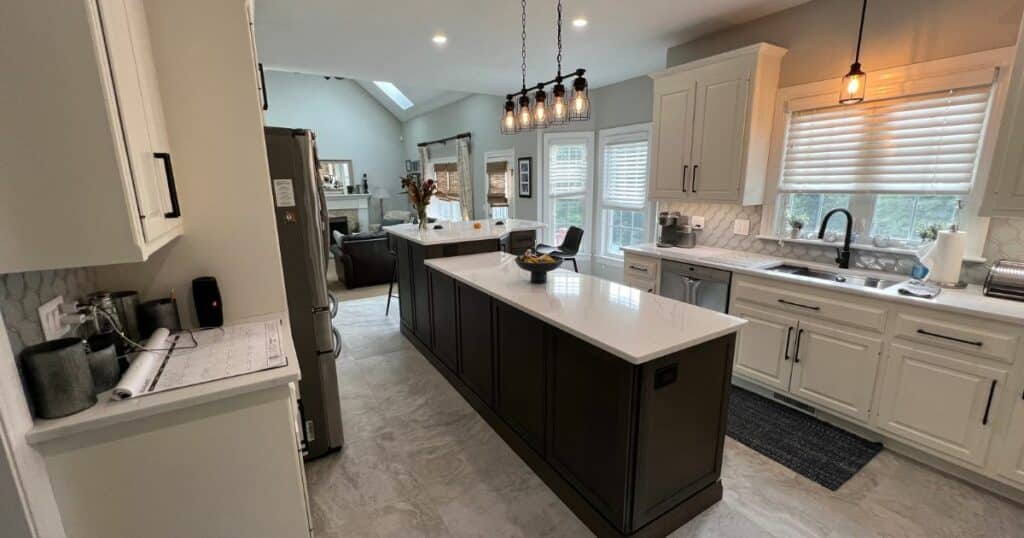 split level home kitchen remodel